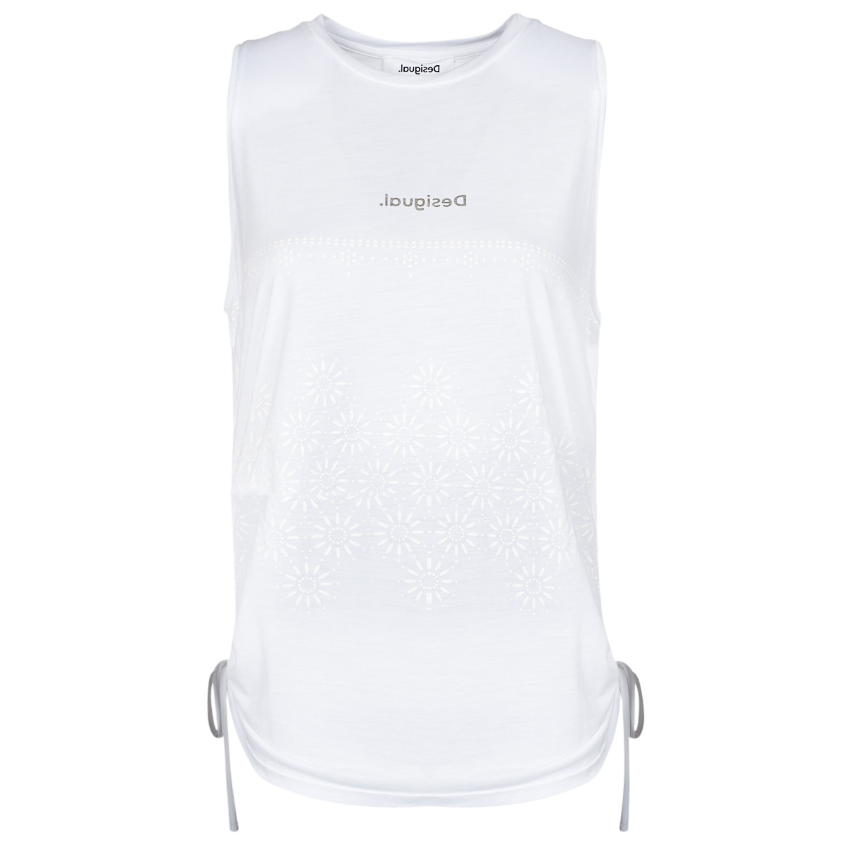 textil Mujer Camisetas sin mangas Desigual TS_TULUM Blanco