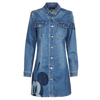 textil Mujer Vestidos cortos Desigual VEST_MICKEY PATCH Azul / Medium