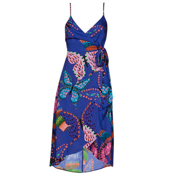 textil Mujer Vestidos cortos Desigual VEST_ALANA Azul / Multicolor