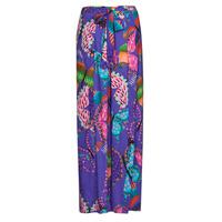 textil Mujer Pantalones fluidos Desigual PANT_LESLIE Azul / Multicolor