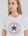 textil Mujer Camisetas manga corta Converse Chuck Patch Classic Tee Blanco
