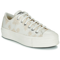 Zapatos Mujer Zapatillas bajas Converse Chuck Taylor All Star Lift Festival Broderie Ox Beige