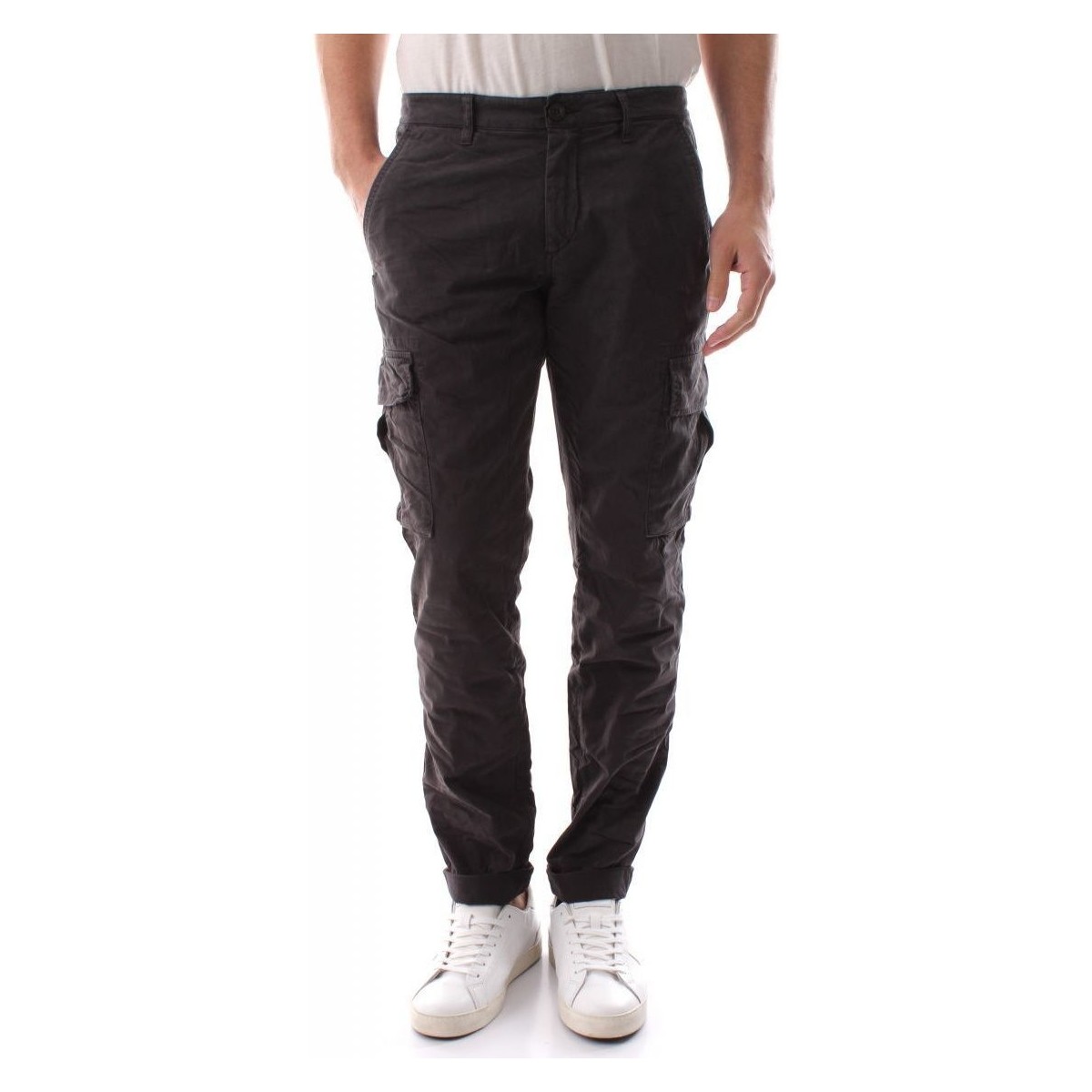 textil Hombre Pantalones 40weft AIKO SS - 6009/7035-W1909 BLACK Negro