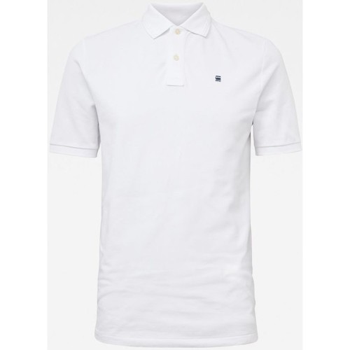 textil Hombre Tops y Camisetas G-Star Raw D08513 5864 DUNDA REGULAR-110 WHITE Blanco