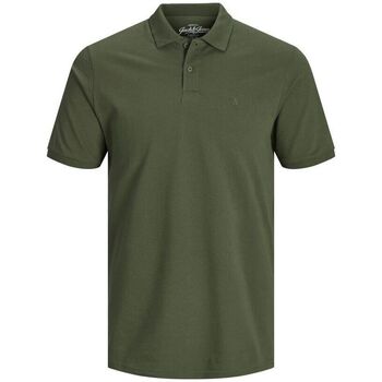 textil Hombre Tops y Camisetas Jack & Jones 12136516 BASIC POLO-OLIVE NIGHT Verde