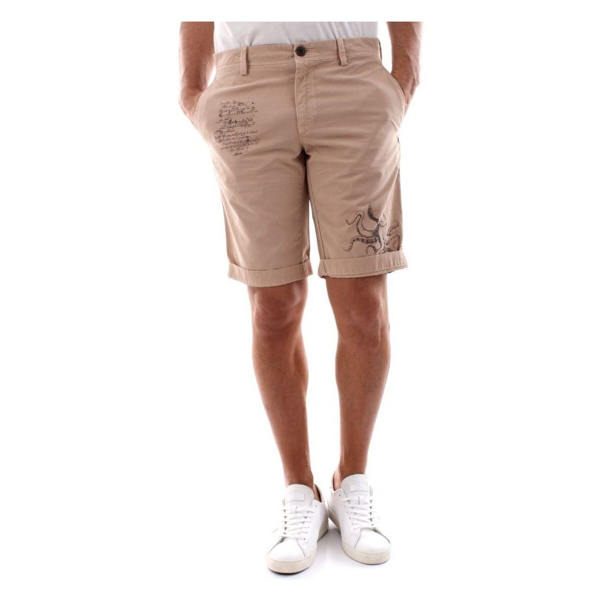 textil Hombre Shorts / Bermudas Mason's EISENHOWER BERM. CB508 - 2BE22936S-607 Beige