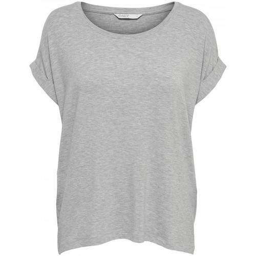 textil Mujer Tops y Camisetas Only 15106662 MONSTER-LIGHT GREY MELANGE Gris