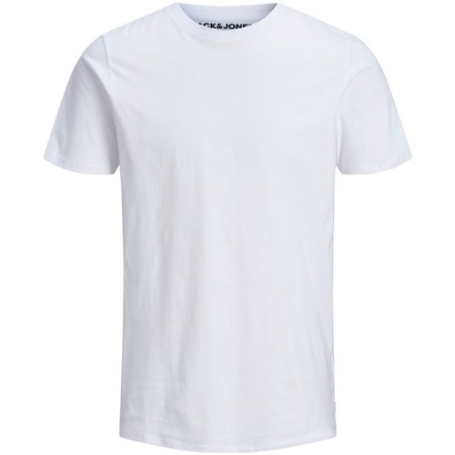 textil Niño Tops y Camisetas Jack & Jones 12158433 BASE TEE-WHITE Blanco