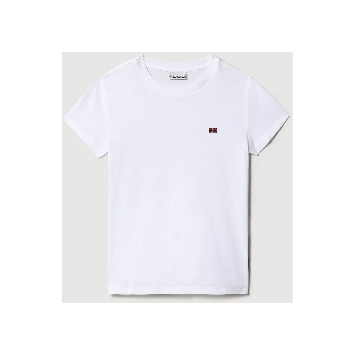 textil Niño Tops y Camisetas Napapijri K SALIS SS 1 - NP0A4FVX-002 BRIGHT WHITE Blanco
