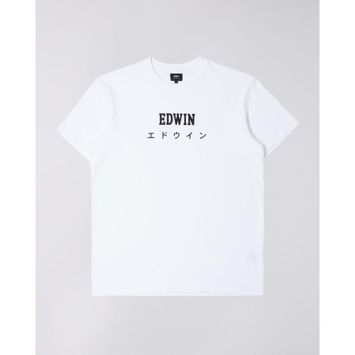 textil Hombre Tops y Camisetas Edwin 45121MC000125 JAPAN TS-0267 Blanco