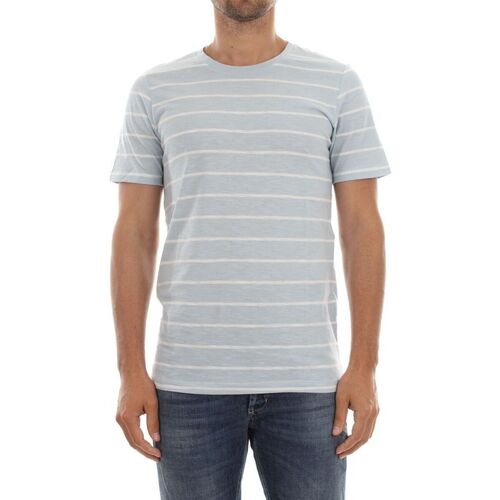 textil Hombre Tops y Camisetas Jack & Jones 12135612 HAYLEY-WINTER SKY Azul