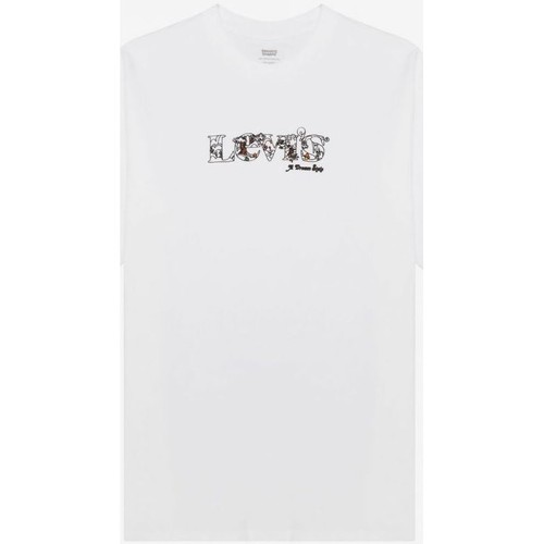 textil Hombre Tops y Camisetas Levi's 87373 0017 - VINTAGE FIT TEE-MV LOGO Blanco