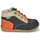 Zapatos Niña Botas de caña baja Kickers BONZIP-2 Marino / Beige / Naranja