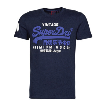 textil Hombre Camisetas manga corta Superdry VL TEE Azul