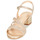 Zapatos Mujer Sandalias Cosmo Paris ZEDI-GLIT Platino