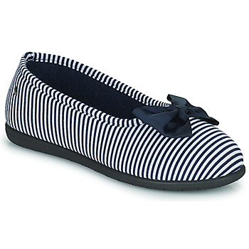 Zapatos Mujer Pantuflas Isotoner 97328 Azul / Blanco