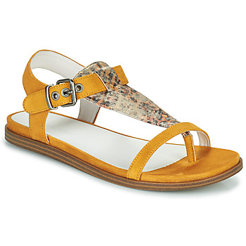 Zapatos Mujer Sandalias Regard BREVAL V5 BOOTLEG SAFRAN Amarillo