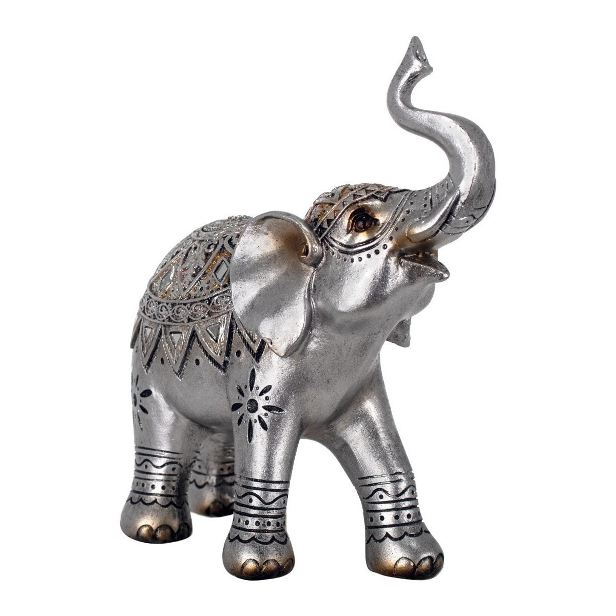 Casa Figuras decorativas Signes Grimalt Figura Elefante Plata