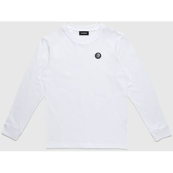 textil Niños Tops y Camisetas Diesel 00J4YF 00YI9 TFREDDY ML-K100 WHITE Blanco