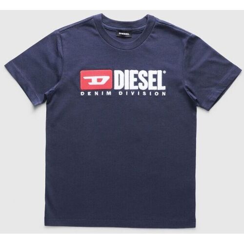 textil Niños Tops y Camisetas Diesel T-JUSTDIVISION 00J47V 00YI9-K80A Azul