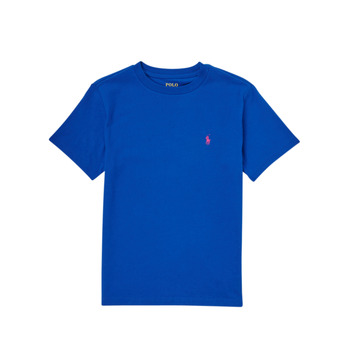 textil Niño Camisetas manga corta Polo Ralph Lauren FILLIEE Azul