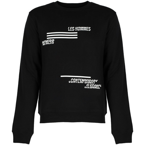 textil Hombre Sudaderas Les Hommes LJH202-757P | Sweatshirt Negro