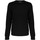 textil Hombre Jerséis Les Hommes LJK402-660U | Round Neck Sweater with Pleats Negro