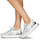 Zapatos Mujer Zapatillas bajas Café Noir C1DL9110 Blanco / Plata