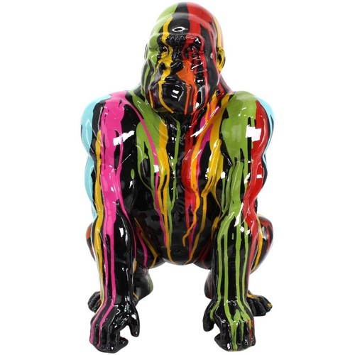 Casa Figuras decorativas Signes Grimalt Figura Gorila Grafiti Multicolor