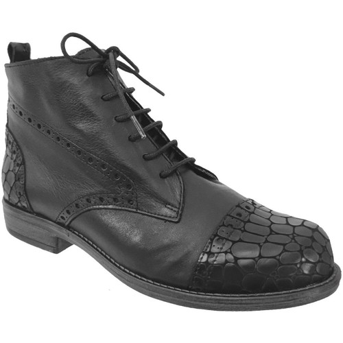 Zapatos Mujer Botas de caña baja Rock & Rose Cv-5101 Negro