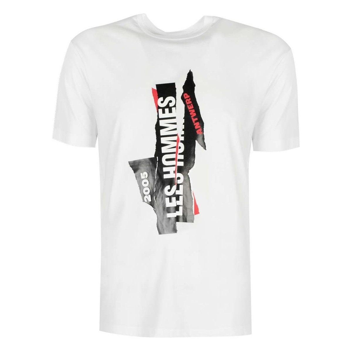 textil Hombre Camisetas manga corta Les Hommes LJT224-710P | Logo Blanco