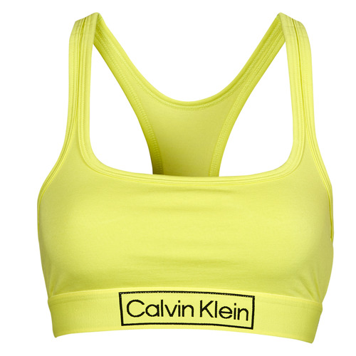 Ropa interior Mujer Sujetador Calvin Klein Jeans BRALETTE Amarillo