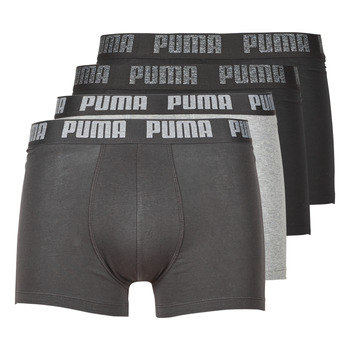 Ropa interior Hombre Boxer Puma PUMA BASIC X4 Negro / Negro / Gris / Gris