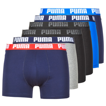 Ropa interior Hombre Boxer Puma PUMA BASIC X6 Negro / Azul / Marino / Gris