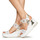 Zapatos Mujer Sandalias NeroGiardini E219045D-707 Blanco / Oro