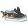 Zapatos Niño Zapatillas bajas Vans Slip-On V Shark Negro / Kaki