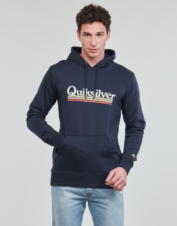 textil Hombre Sudaderas Quiksilver ON THE LINE HOOD Azul
