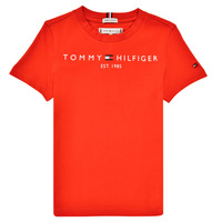 textil Niños Camisetas manga corta Tommy Hilfiger AIXOU Rojo