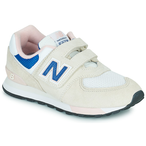 Zapatos Niña Zapatillas bajas New Balance 574 Beige / Azul