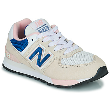 Zapatos Niña Zapatillas bajas New Balance 574 Blanco / Azul