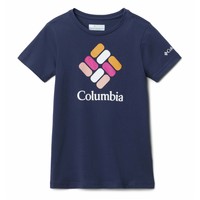 textil Niña Camisetas manga corta Columbia MISSION LAKE SS GRAPHIC SHIRT Marino