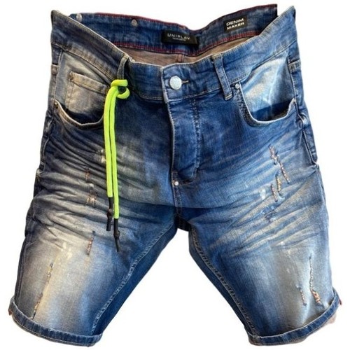 textil Shorts / Bermudas Ovds Overdose Jeans Uniplay Denim Italia Azul Azul