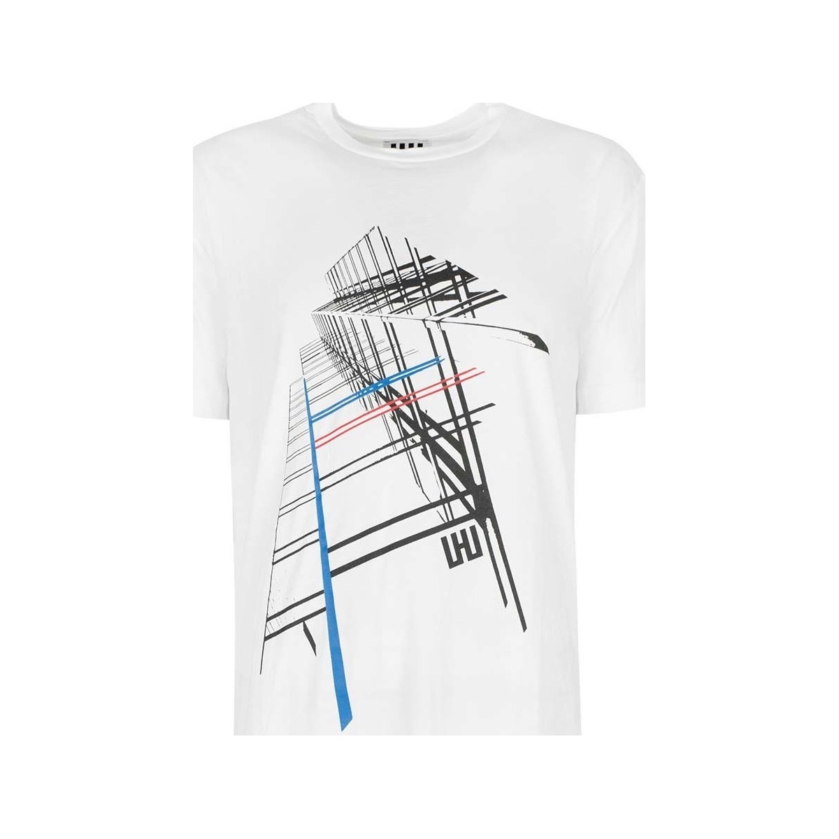 textil Hombre Camisetas manga corta Les Hommes URG820P UG814 | Oversized T-Shirt Blanco