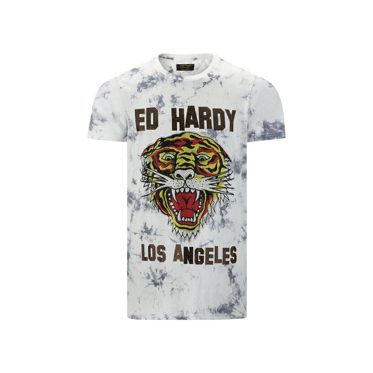 textil Hombre Tops y Camisetas Ed Hardy Los tigre t-shirt white Blanco