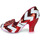 Zapatos Mujer Zapatos de tacón Irregular Choice Nick of Time Rojo / Blanco