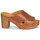 Zapatos Mujer Zuecos (Mules) Unisa TAPIA Camel