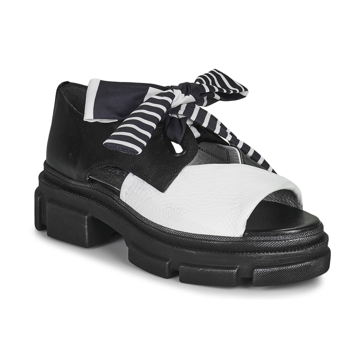 Zapatos Mujer Sandalias Papucei OXALIS Negro / Blanco