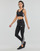textil Mujer Sujetador deportivo  adidas Performance 3 Stripes CROP Negro / Blanco