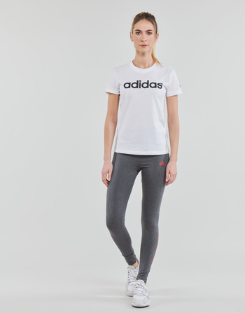 Adidas Sportswear LIN Leggings Dark / Gris / Heather / Vivid / Rojo