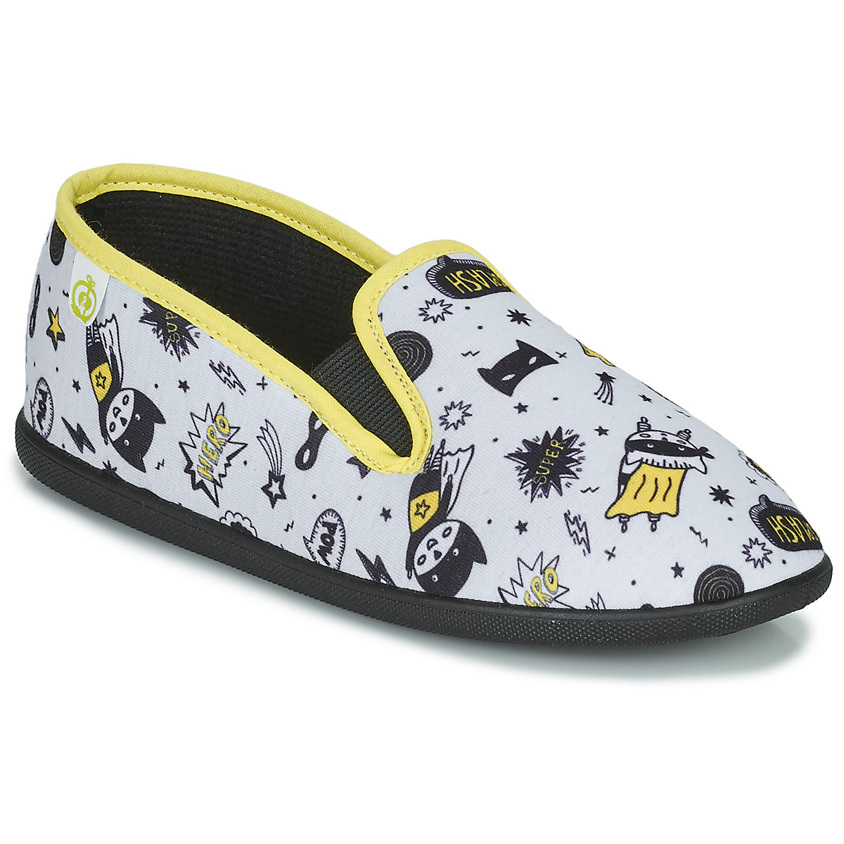 Zapatos Niño Pantuflas Citrouille et Compagnie MALINOU Gris-amarillo